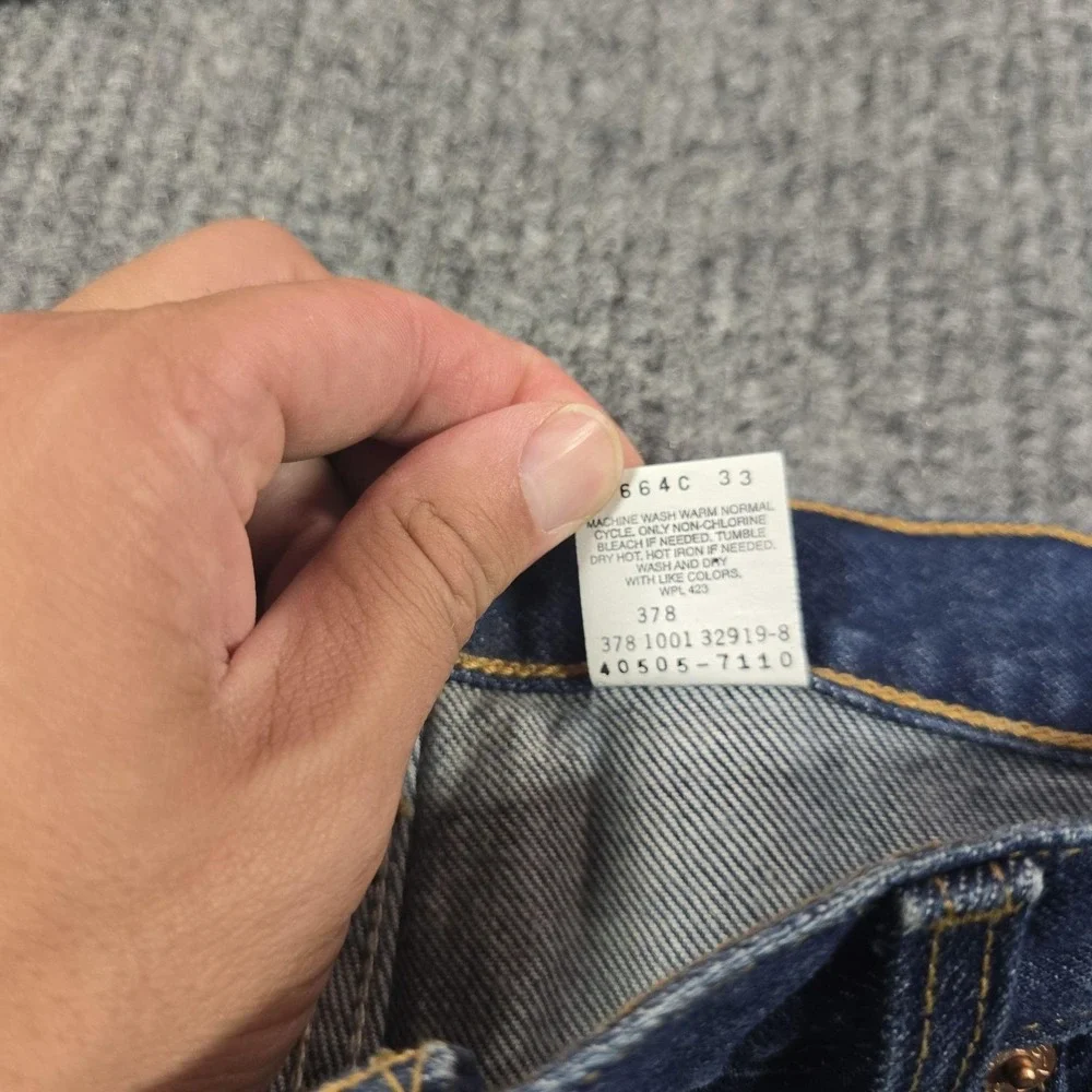 VTG 90s Levi's 505 Jeans Mens 38x30 Blue Medium Wash Regular Fit Straight Leg